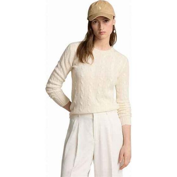 Polo by Ralph Lauren Cream Cable Knit Sweater - Picture 1 of 16